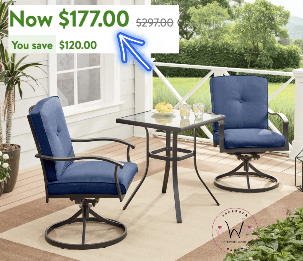 Mainstays Belden Park 3-Piece High Bistro Set!